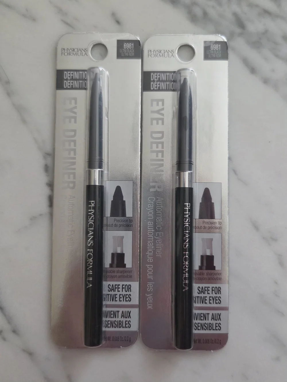 Physicians Formula Eye Definer Automatic Eyeliner - Ultra Black (Set Of 2)